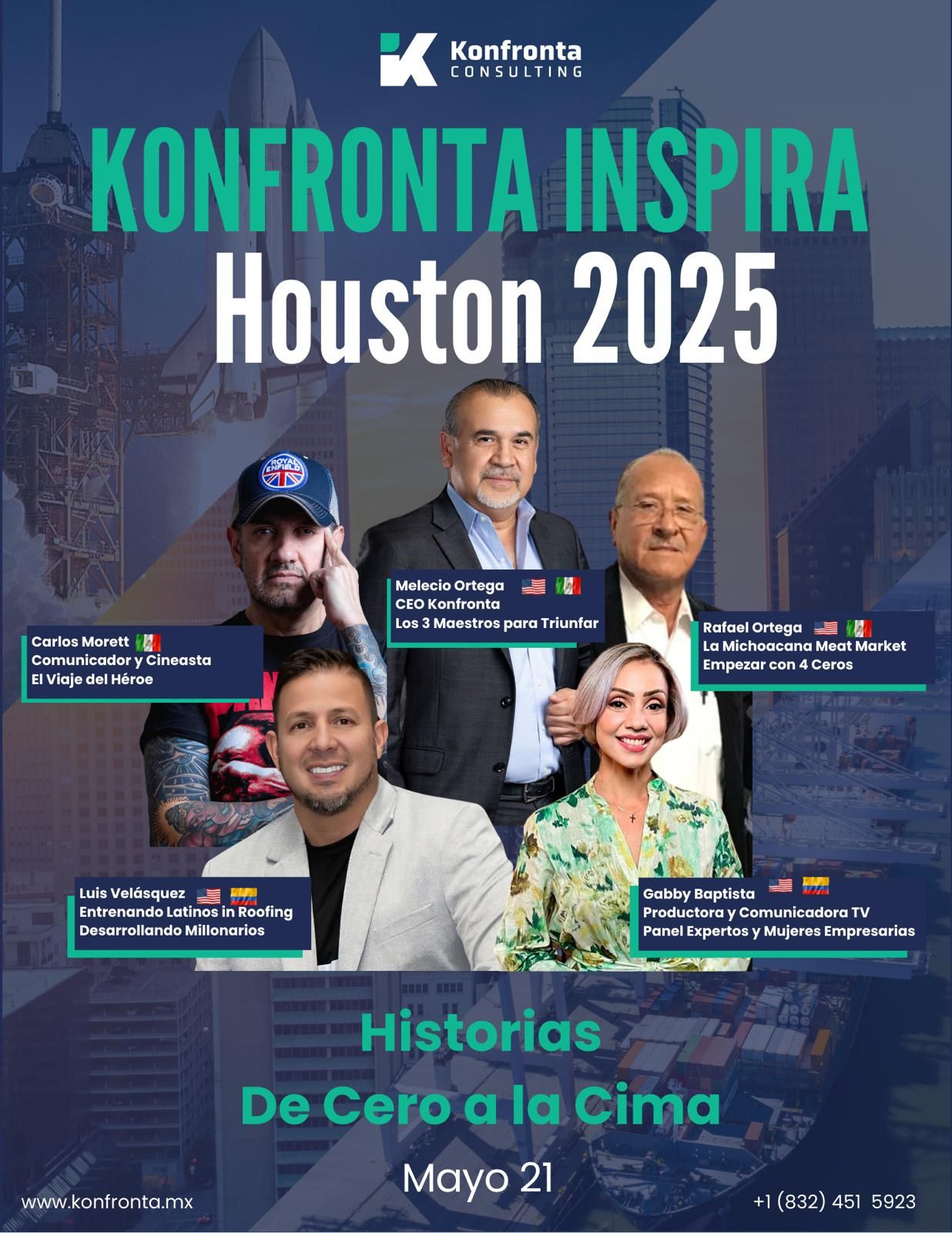 Konfronta Inspira Houston 2025 — evento Konfronta Consulting