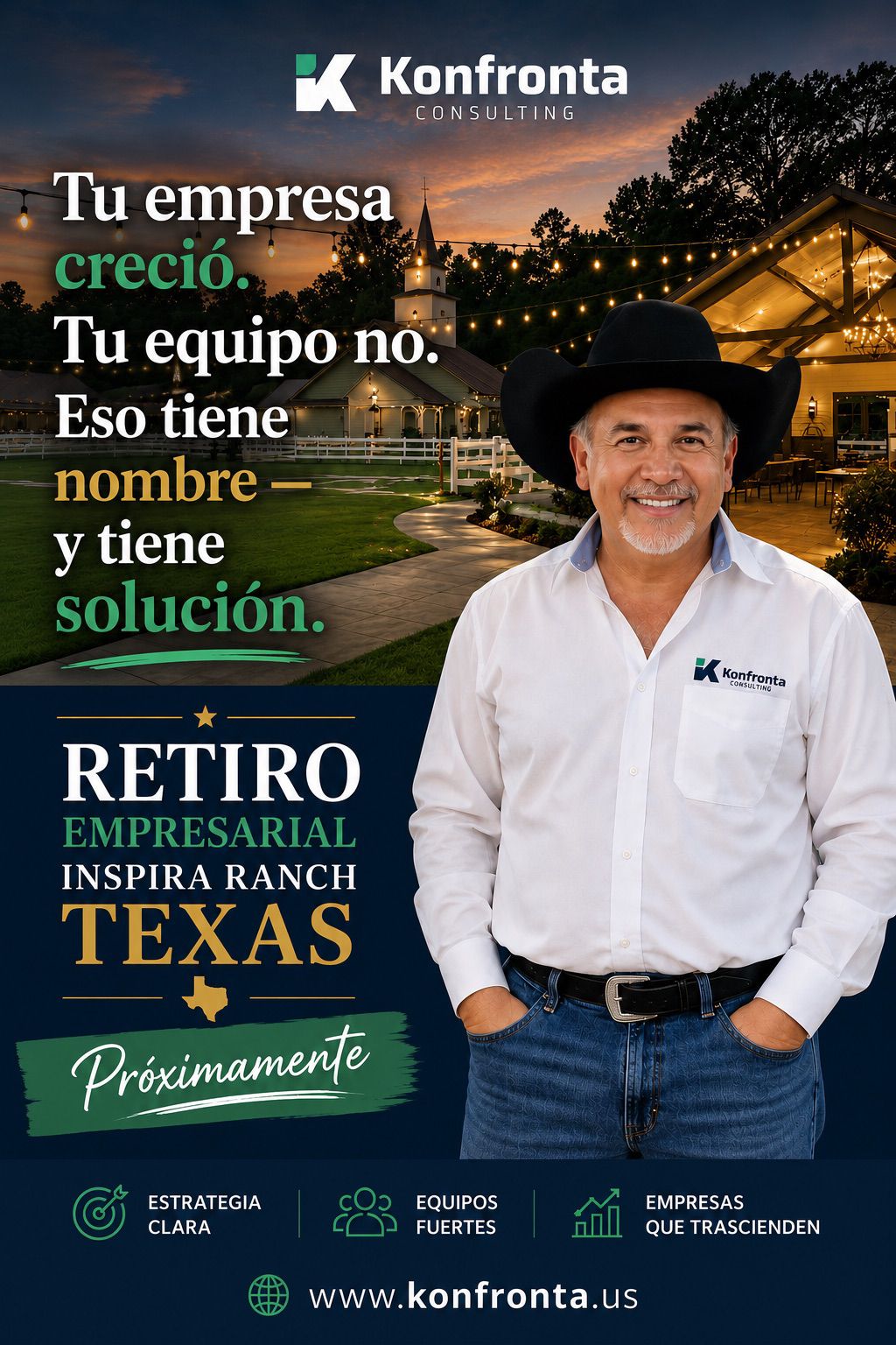 Retiro Empresarial Inspira Ranch — evento Konfronta Consulting